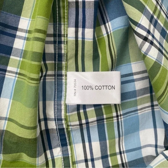 ORVIS Heritage Wash Mens Button Down Long Sleeve Multicolor Plaid Shirt Sz L - Picture 7 of 10